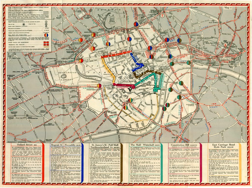 1937 coronation map